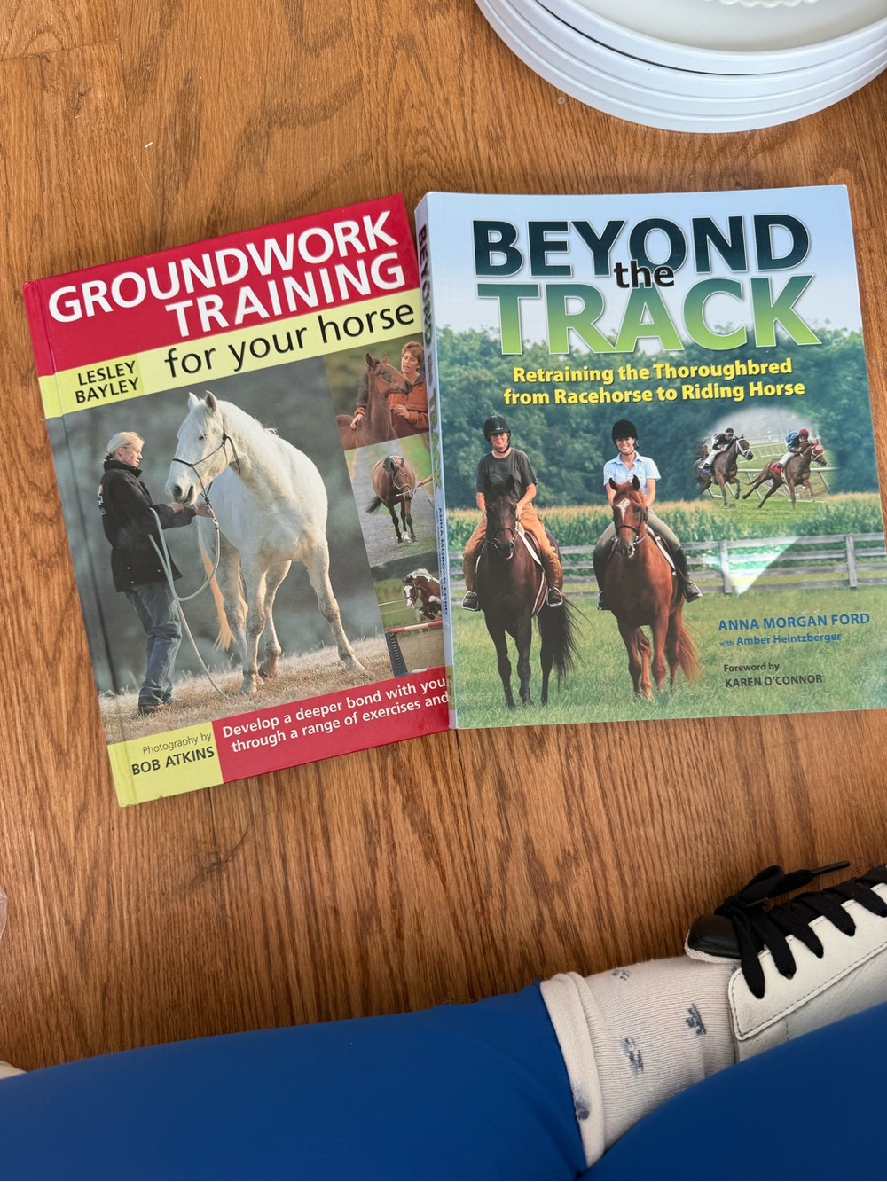 Pair of horse training / equestrian non-fiction books
